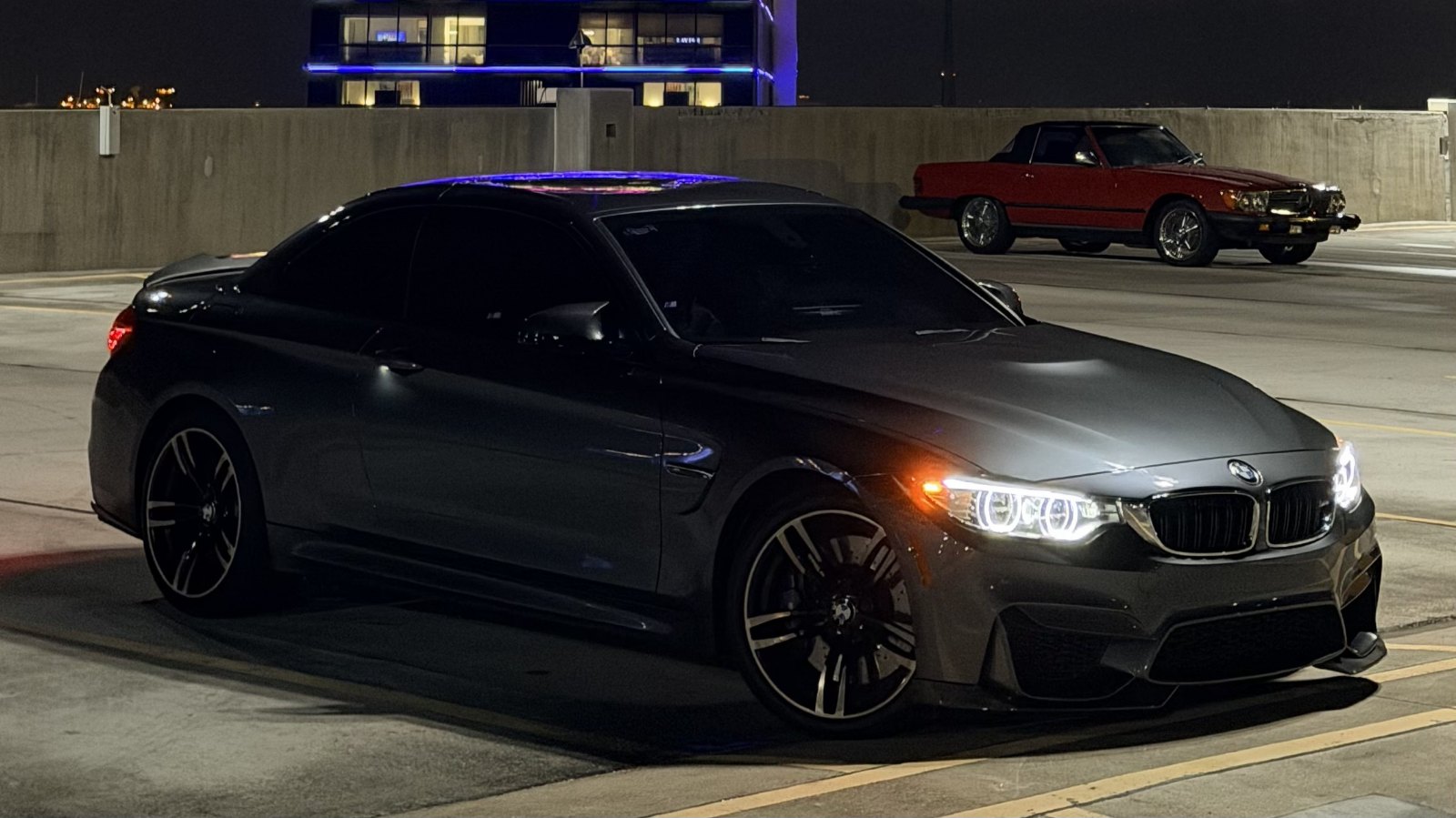 Before — factory-grey BMW M4